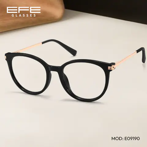 Round Black Eyeglasses