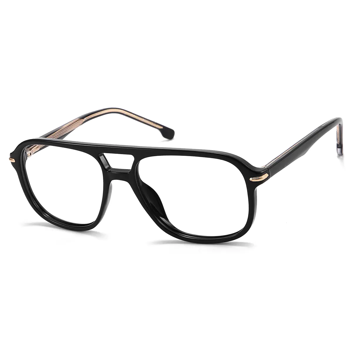 Aviator Black Eyeglasses