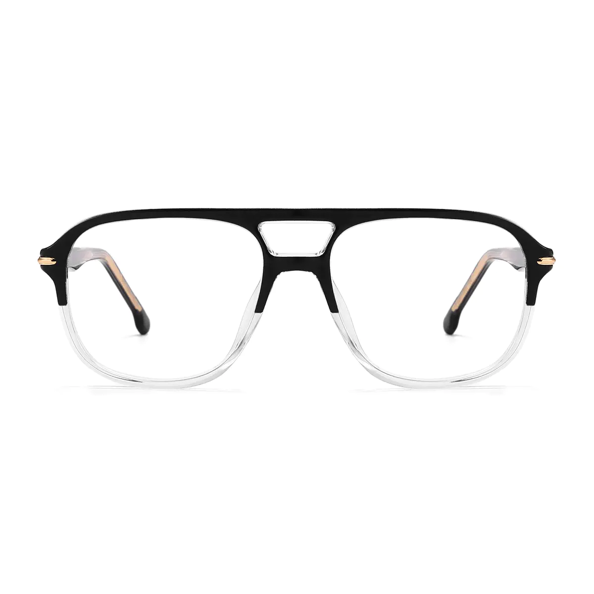 Aviator Black/White Eyeglasses