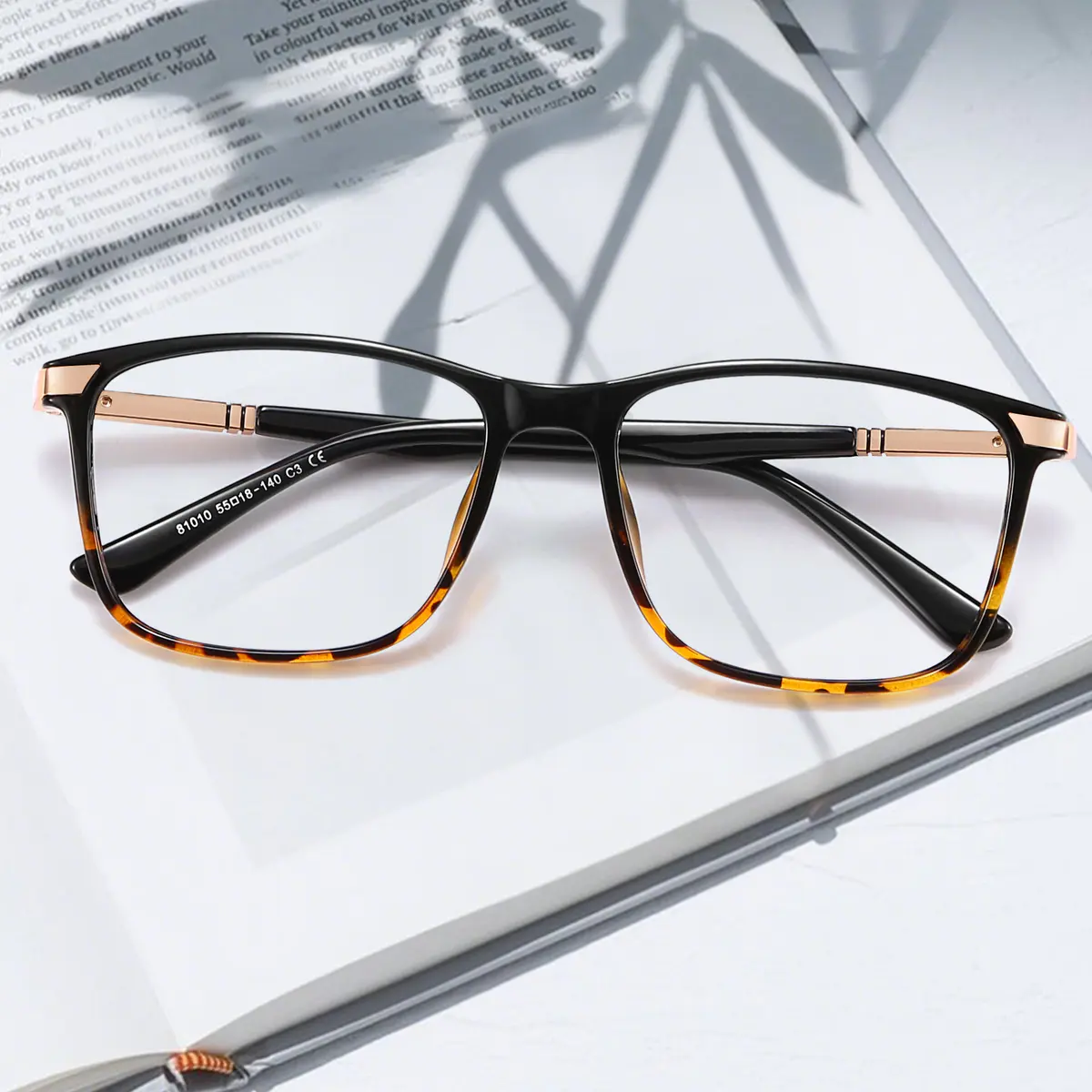 Rectangle Black/Tortoiseshell Eyeglasses