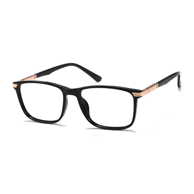 Rectangle Black Eyeglasses