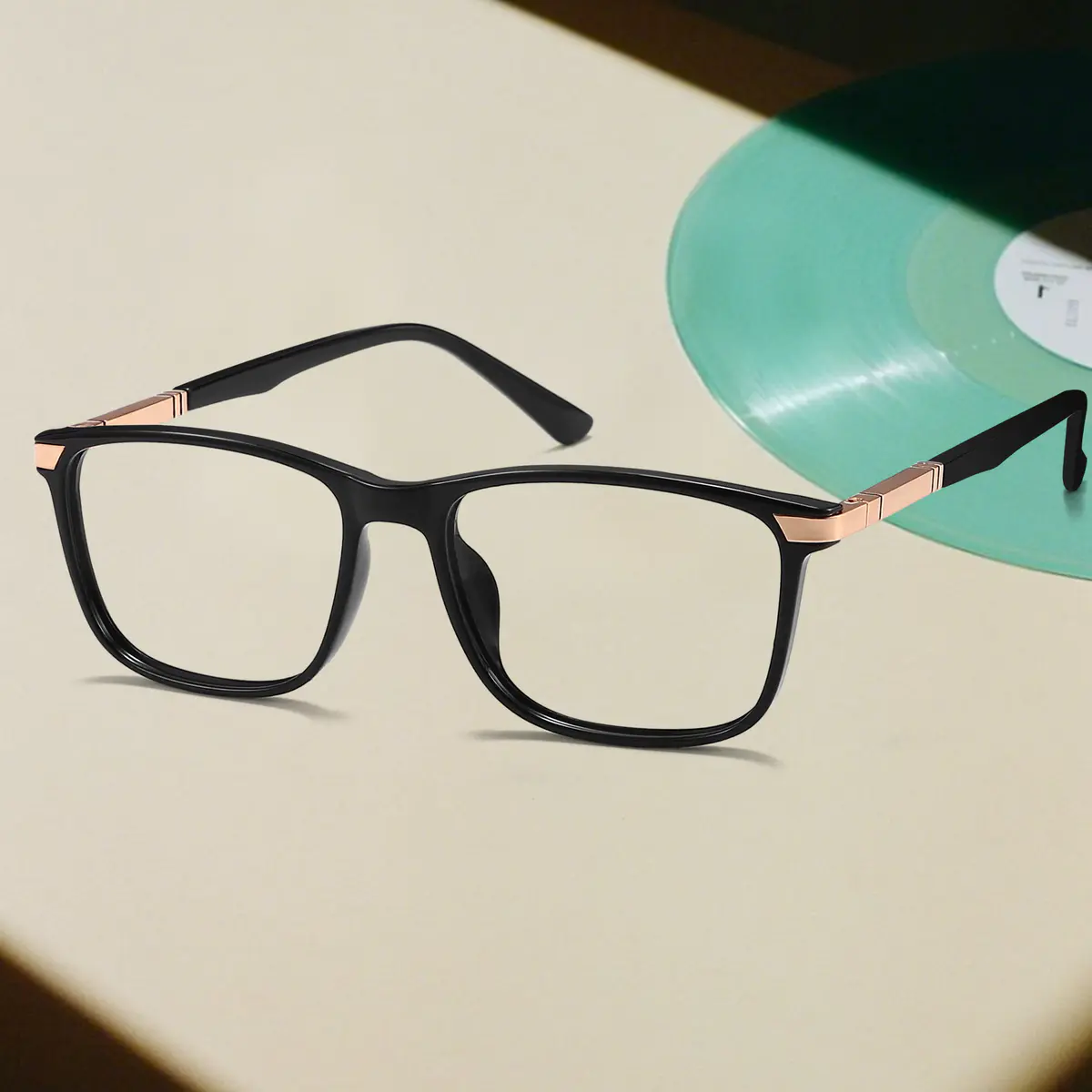 Rectangle Black Eyeglasses