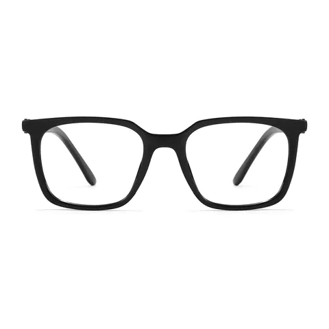 Square Black Eyeglasses