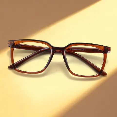 Square Black Eyeglasses