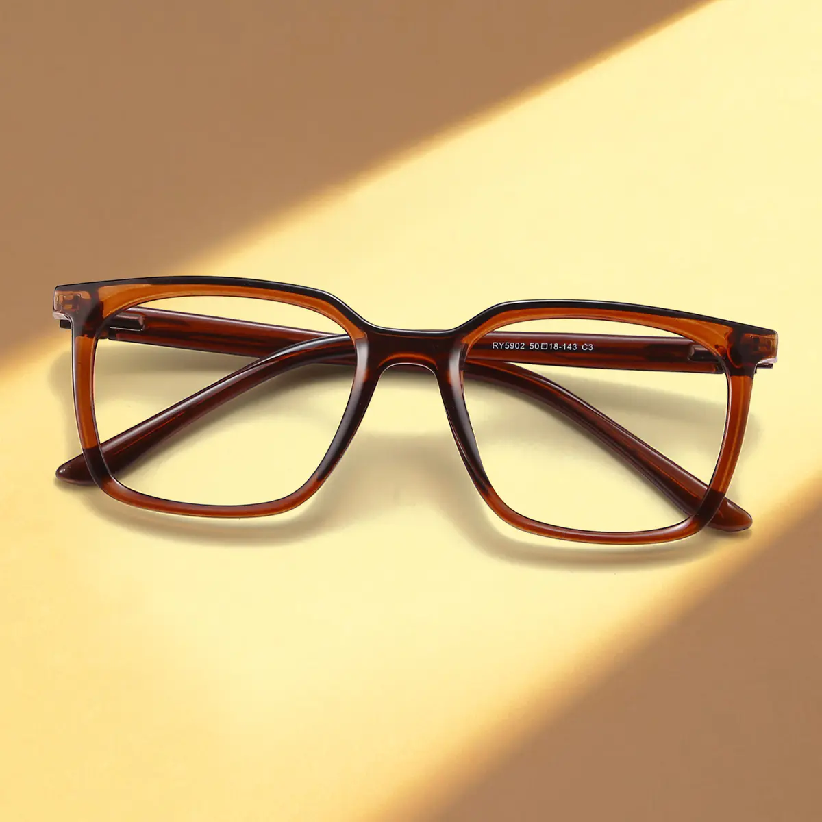 Square Black Eyeglasses