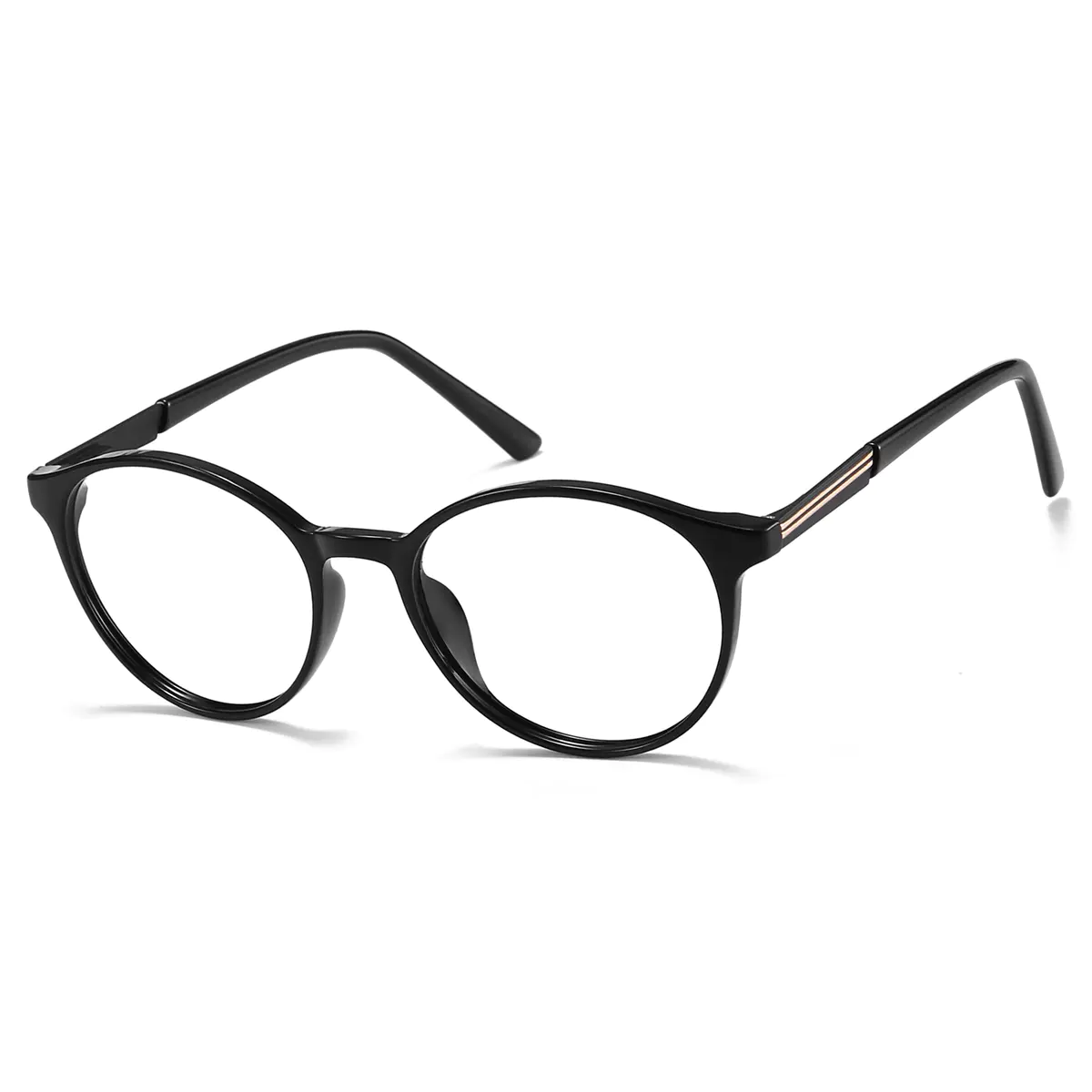 Round Black Glasses