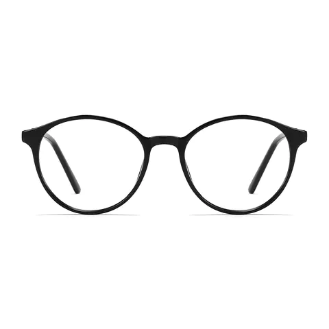 Round Black Glasses