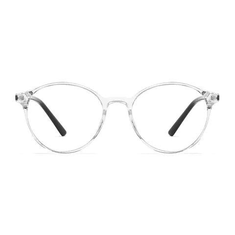 Round Clear Glasses