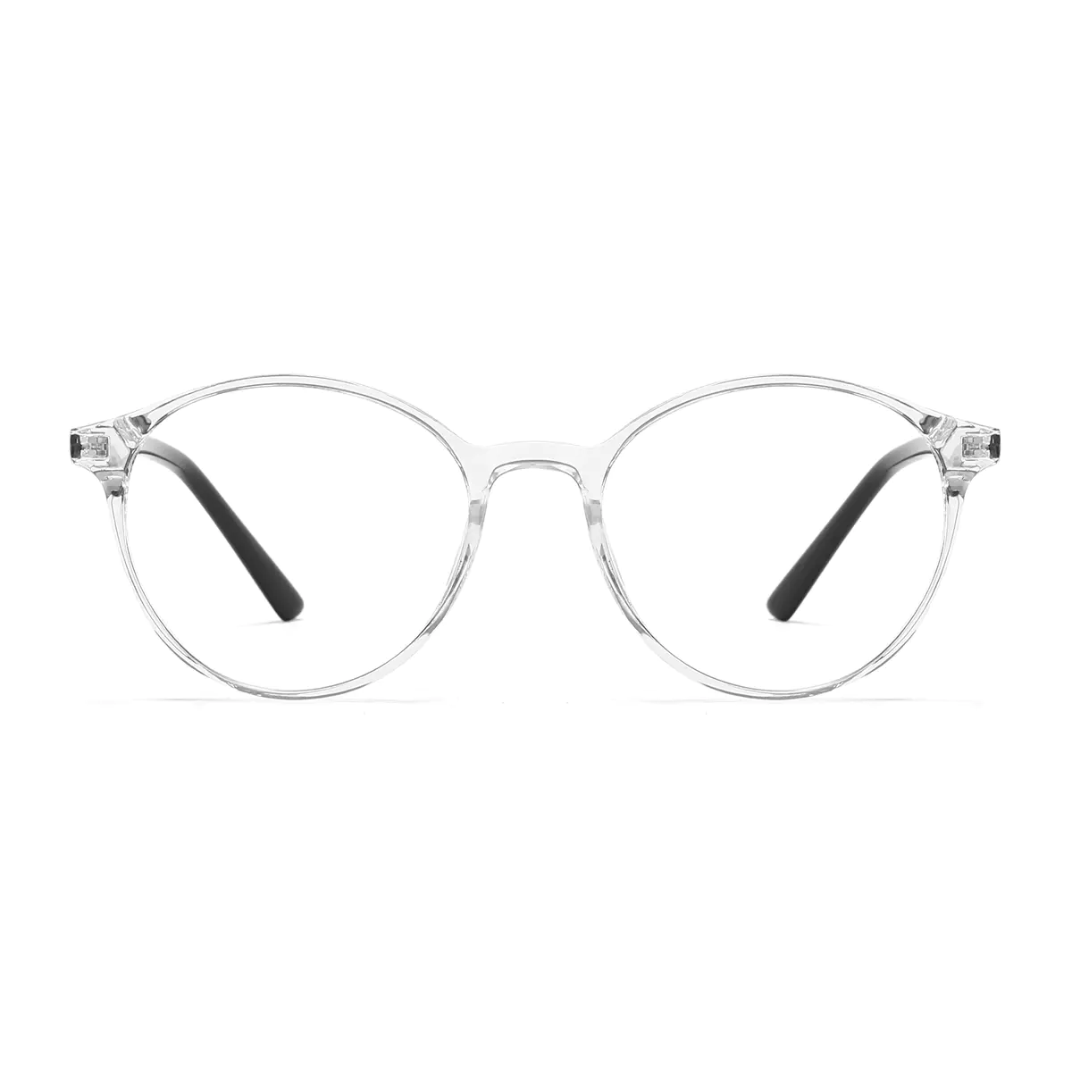 Round Clear Glasses