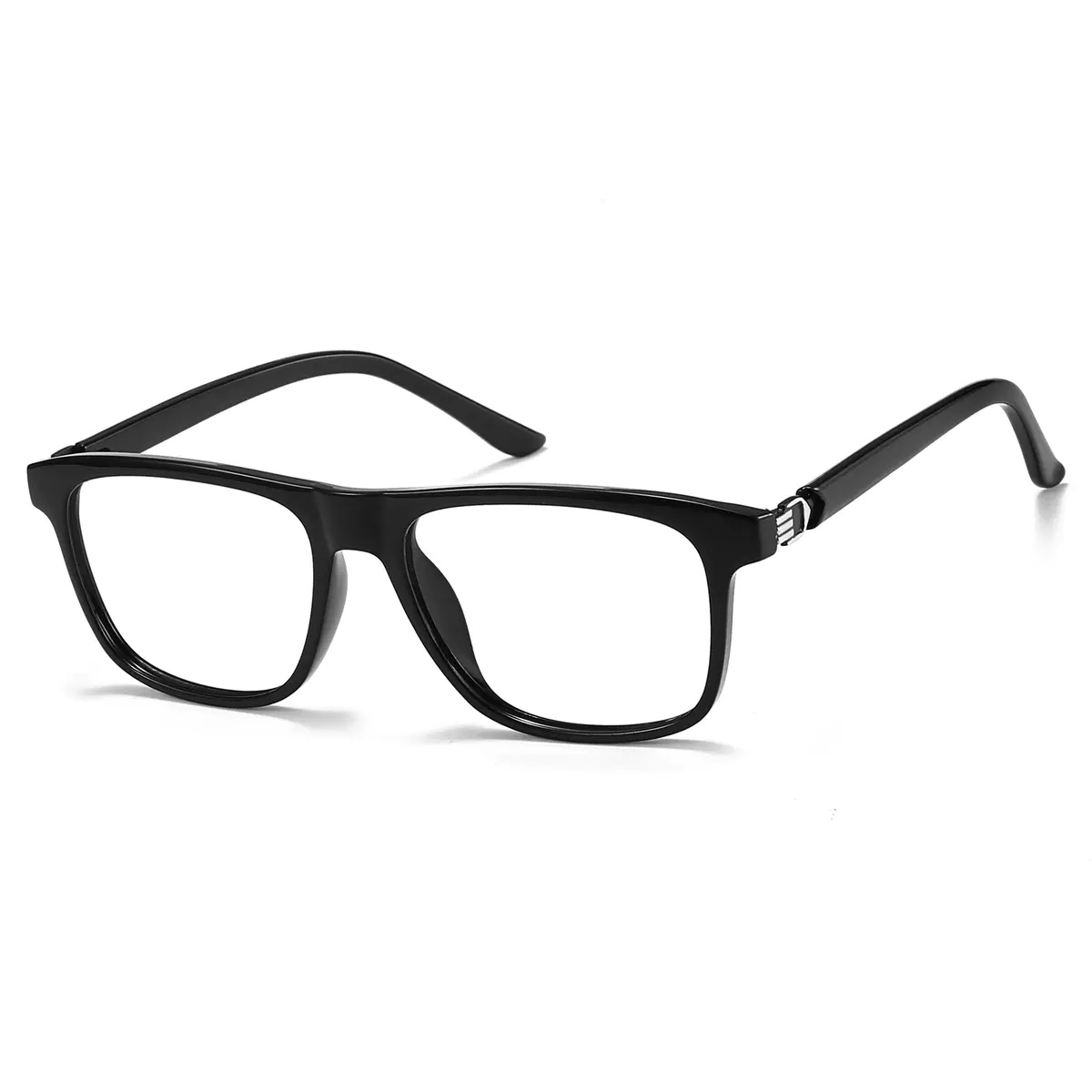 Rectangle Black Eyeglasses