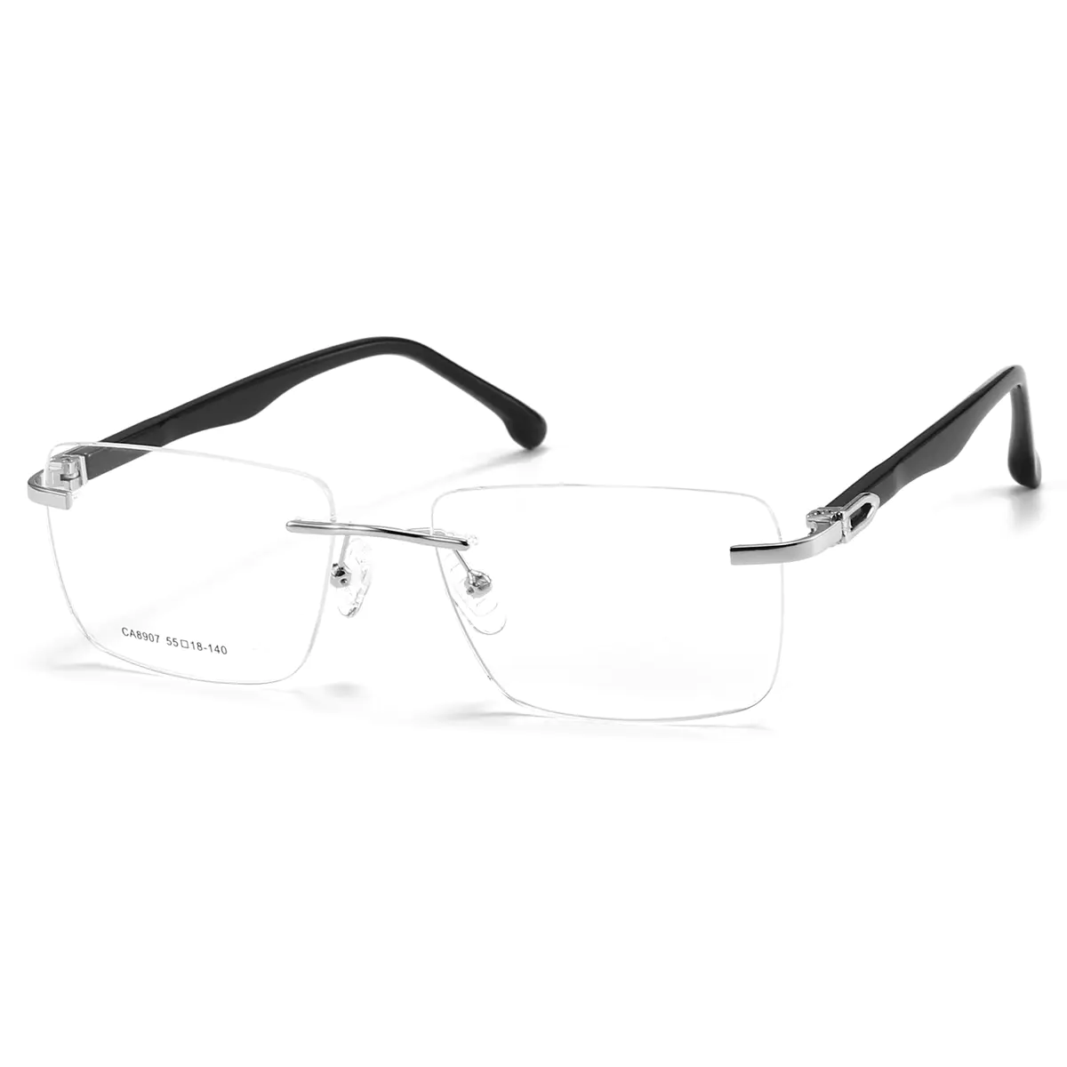 Rectangle Silver Eyeglasses