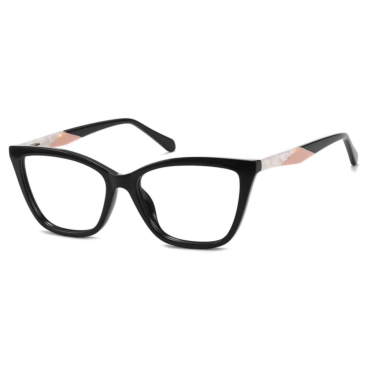 Cat-eye Black Eyeglasses