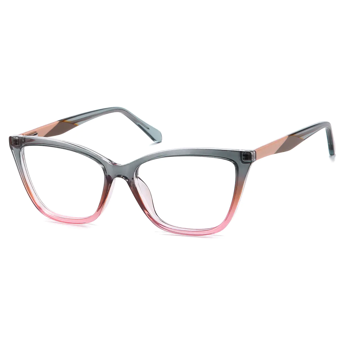 Cat-eye Gradient Pink Eyeglasses