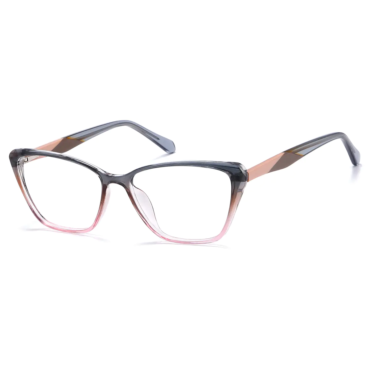 Cat-eye Gradient Pink Eyeglasses