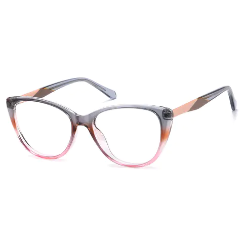 Cat-eye Gradient Pink Eyeglasses