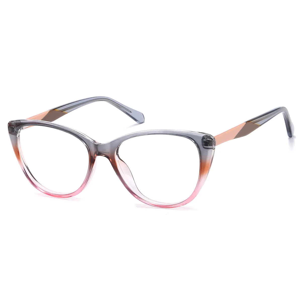 Cat-eye Gradient Pink Eyeglasses