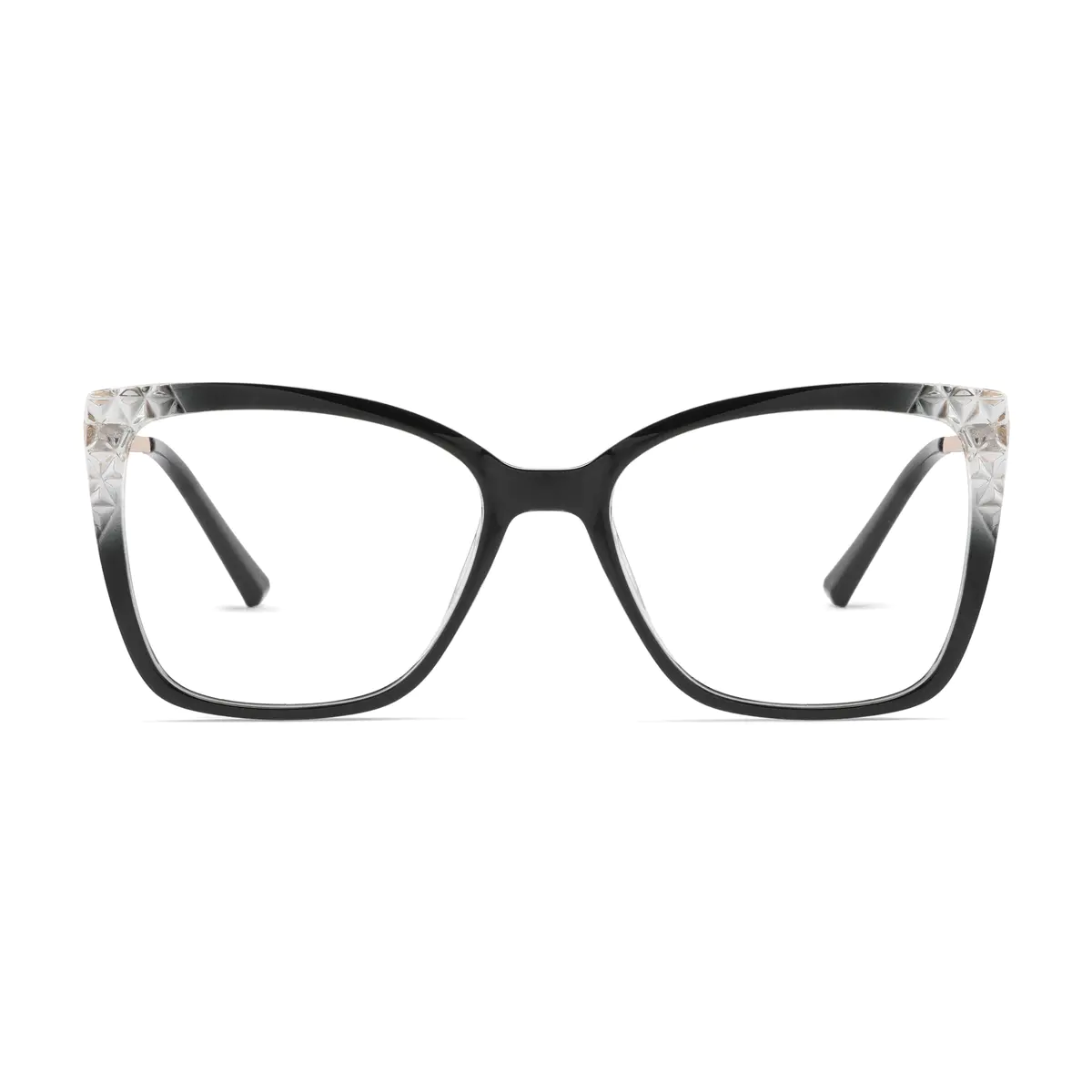 Cat-eye Gradient Black Glasses