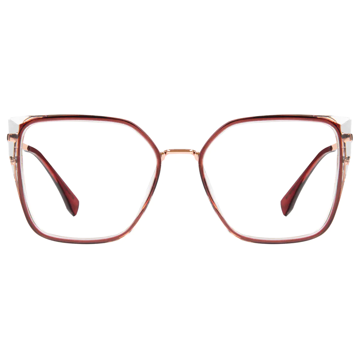 Square Red Glasses