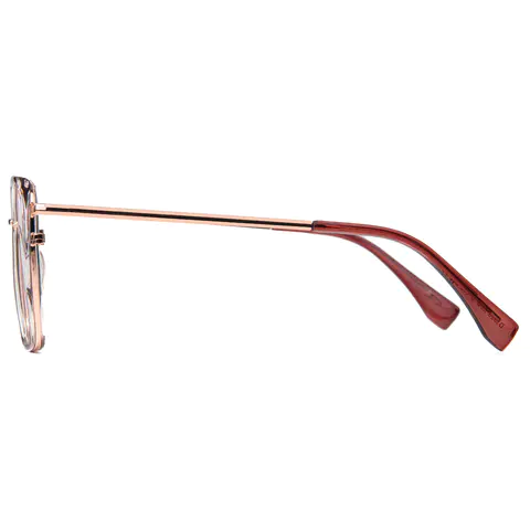 Square Red Glasses