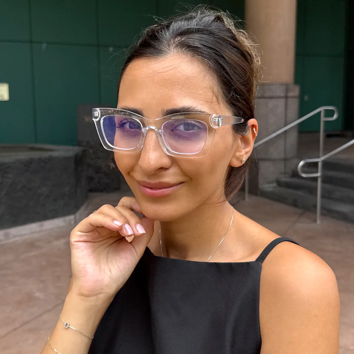 Cat-eye Clear Eyeglasses