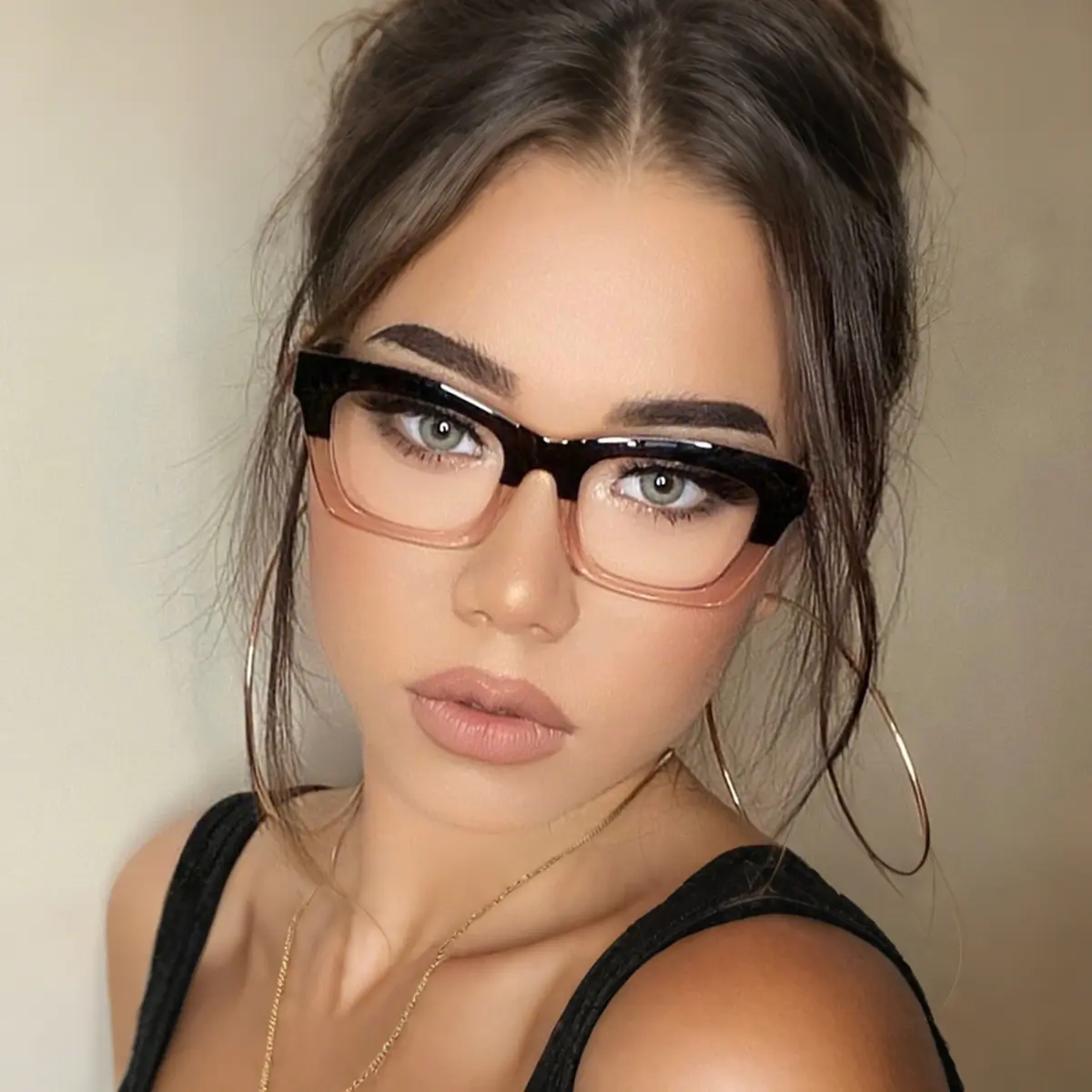 Cat-eye Pale Pink Eyeglasses
