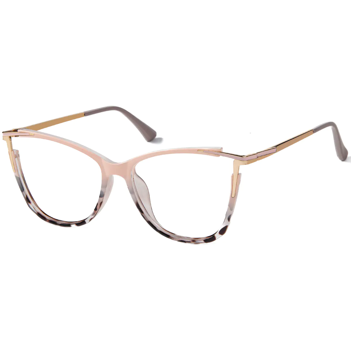 Cat-eye Pink/Tortoiseshell Eyeglasses