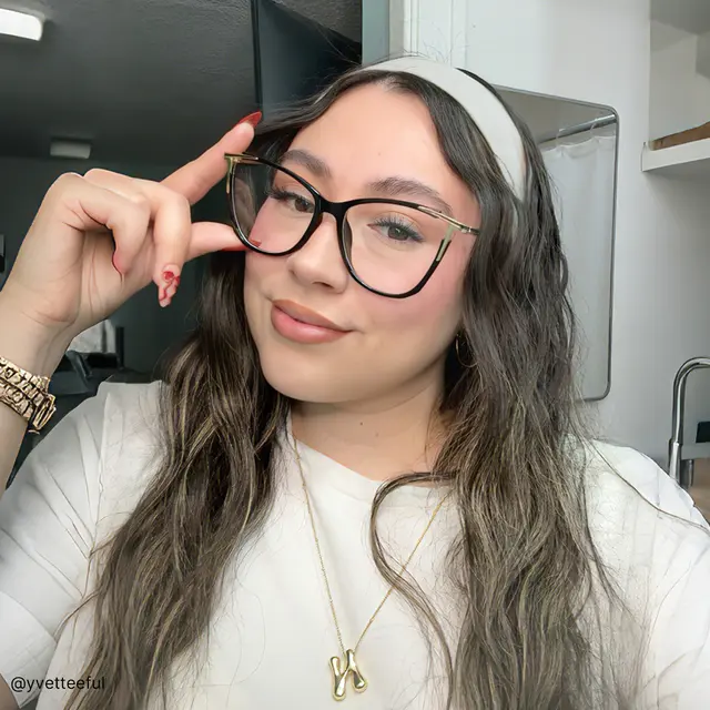 Cat-eye Black Eyeglasses