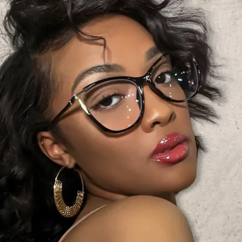 Cat-eye Black Eyeglasses