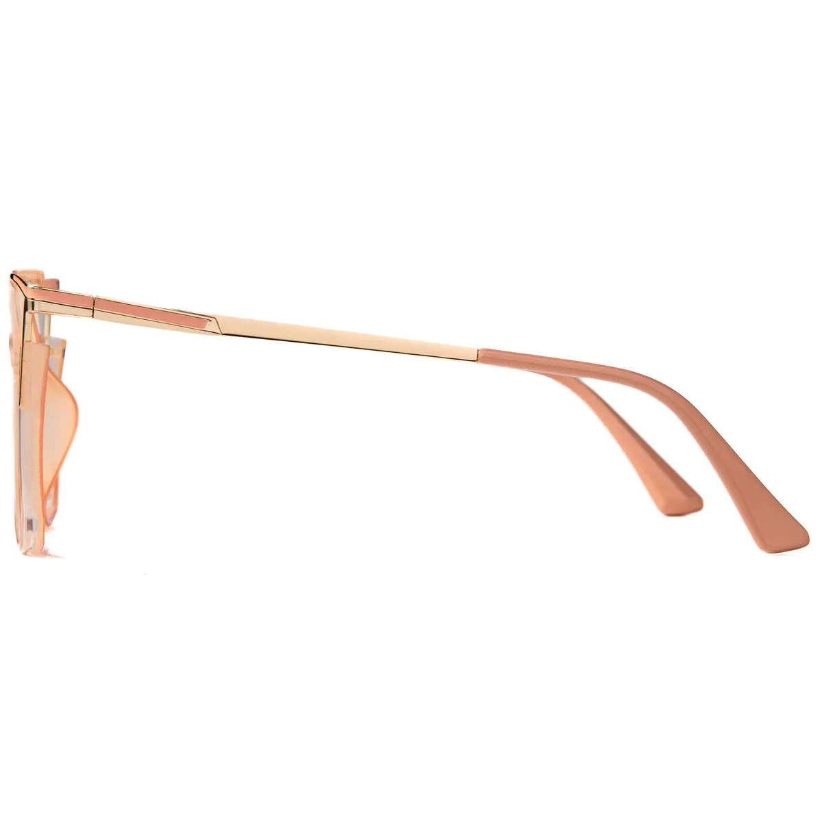 Cat-eye Transparent Pink Eyeglasses
