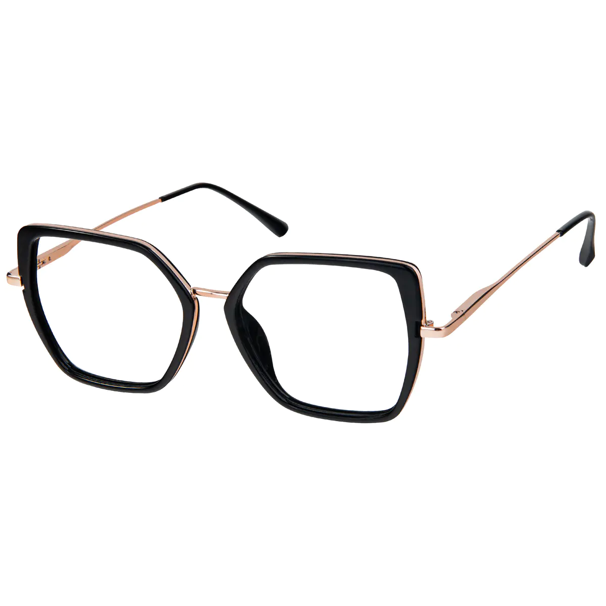 Square Black Eyeglasses