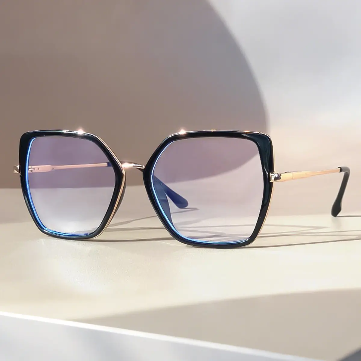 Square Black Eyeglasses