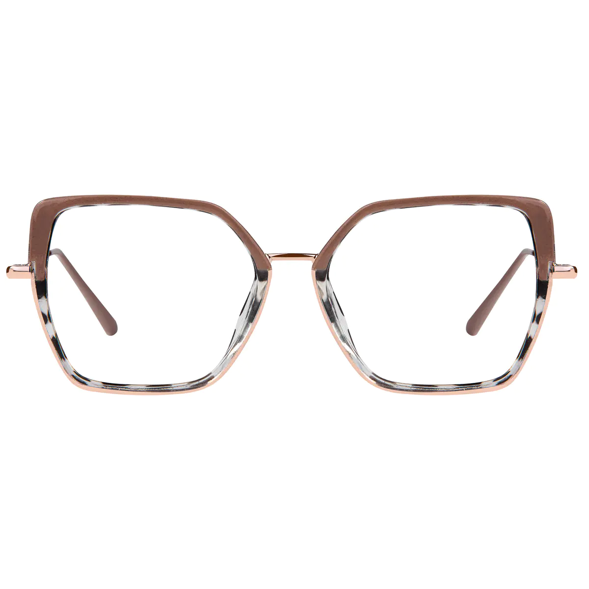 Square Pink/Tortoiseshell Eyeglasses