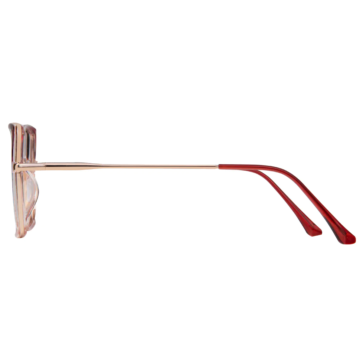 Square Red Eyeglasses