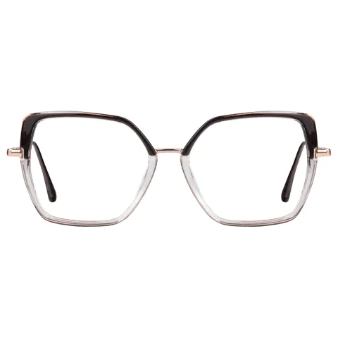 Square Gradient Gray Eyeglasses