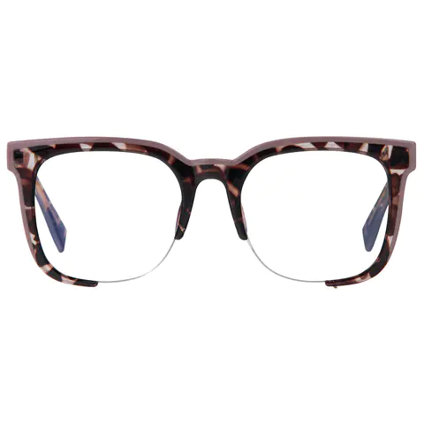 Square Purple Eyeglasses