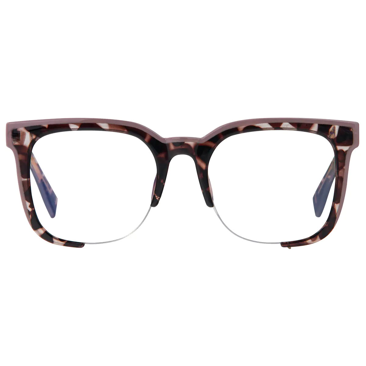 Square Purple Eyeglasses