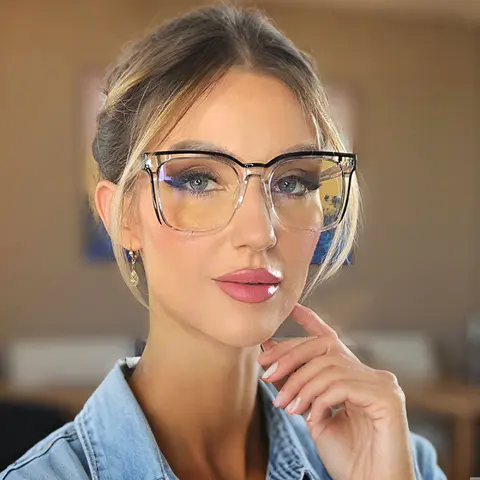 Square Tortoiseshell Eyeglasses