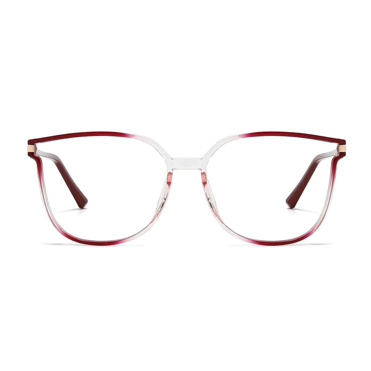 Cat-eye Gradient Red Eyeglasses