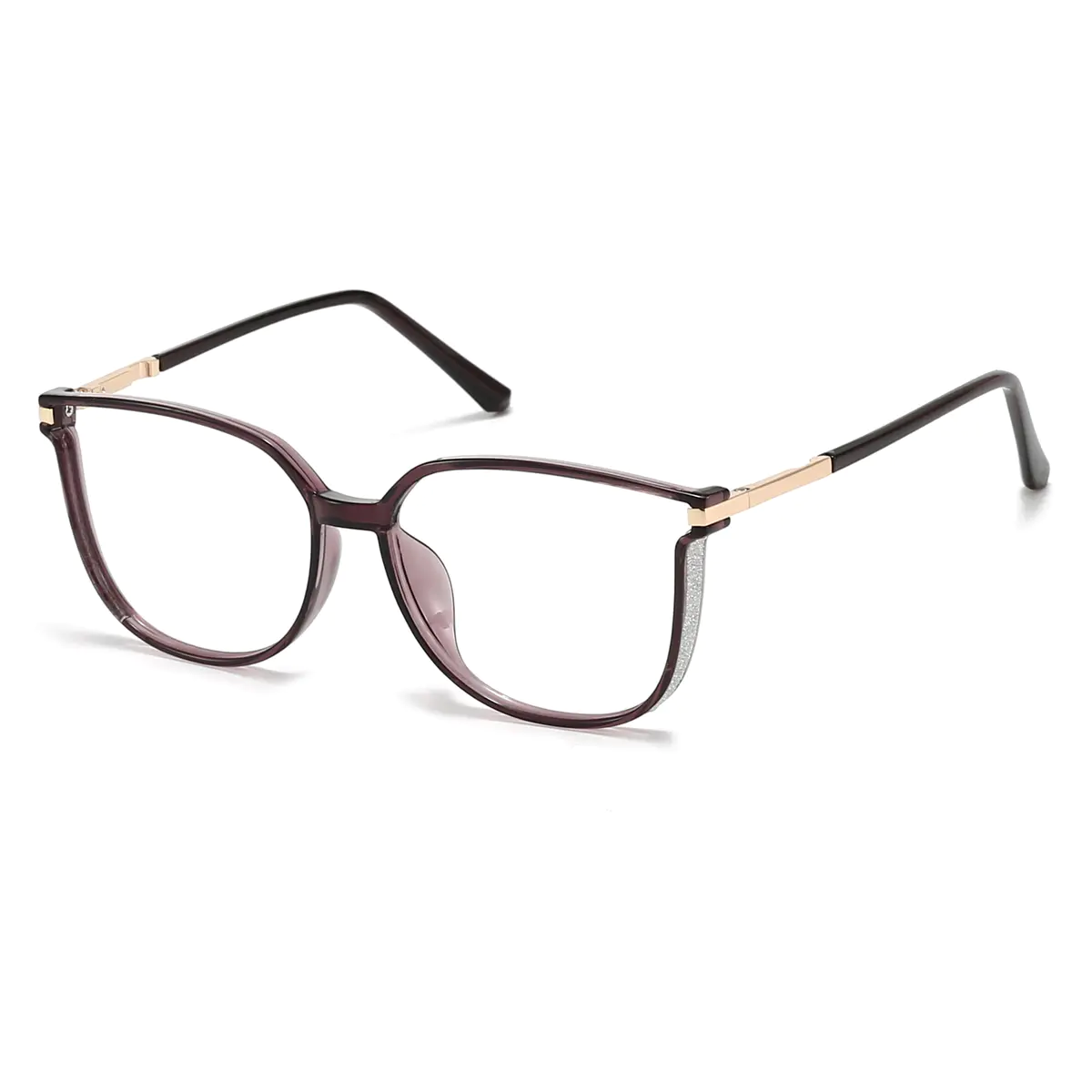 Cat-eye Purple Eyeglasses