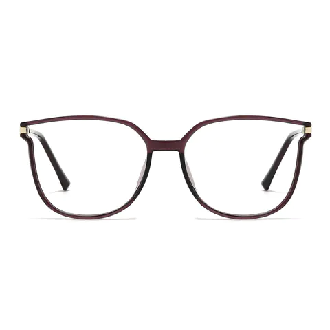 Cat-eye Purple Eyeglasses