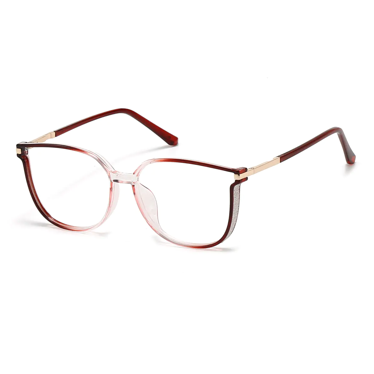 Cat-eye Wine Eyeglasses