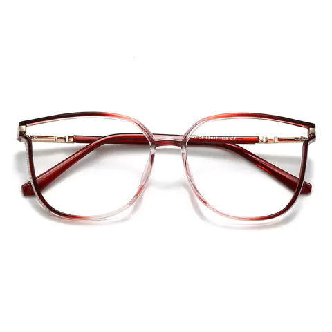 Cat-eye Wine Eyeglasses
