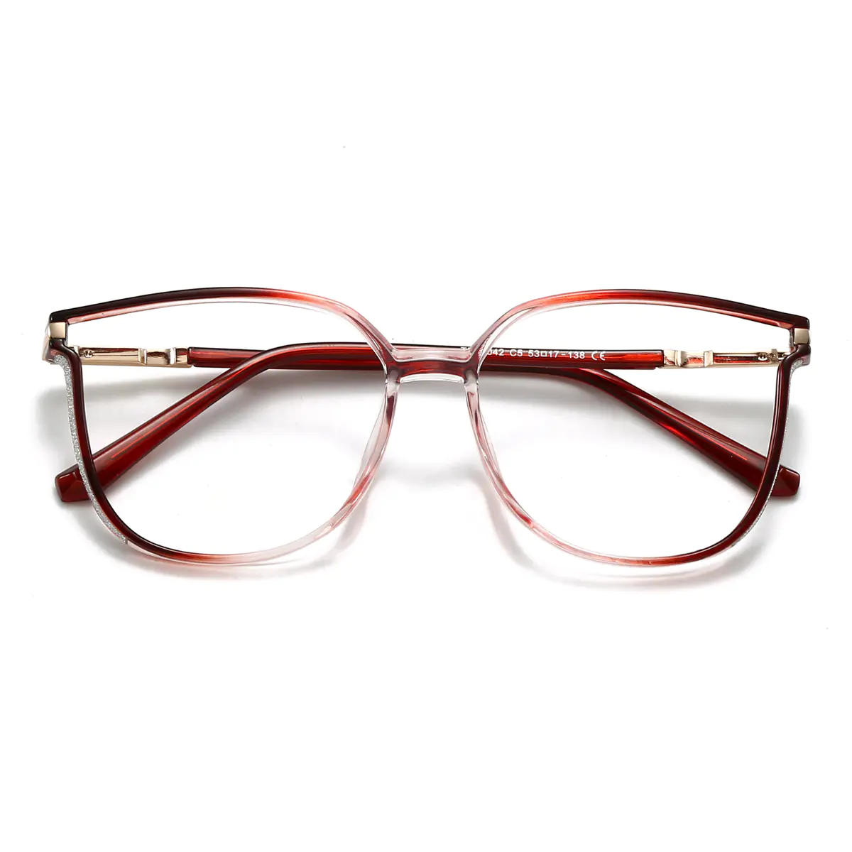 Cat-eye Wine Eyeglasses