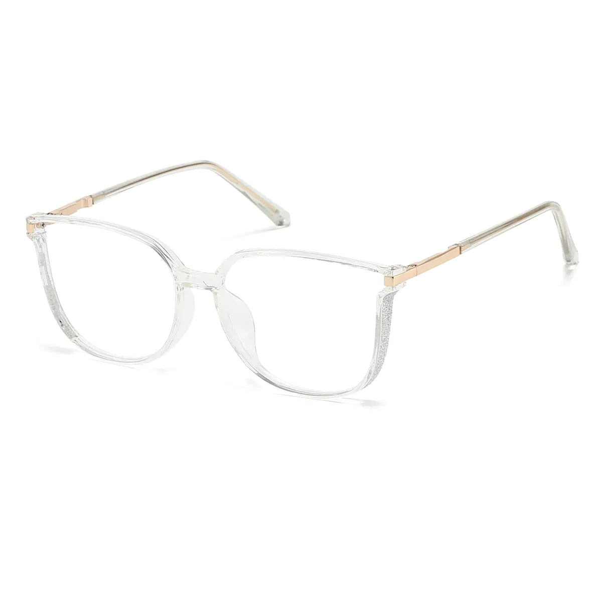 Cat-eye Clear Eyeglasses