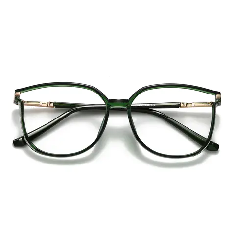 Cat-eye Green Eyeglasses