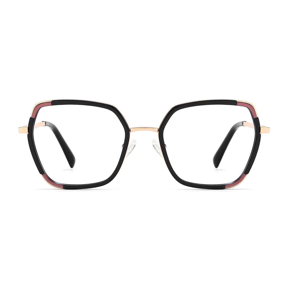 Geometric Black Eyeglasses