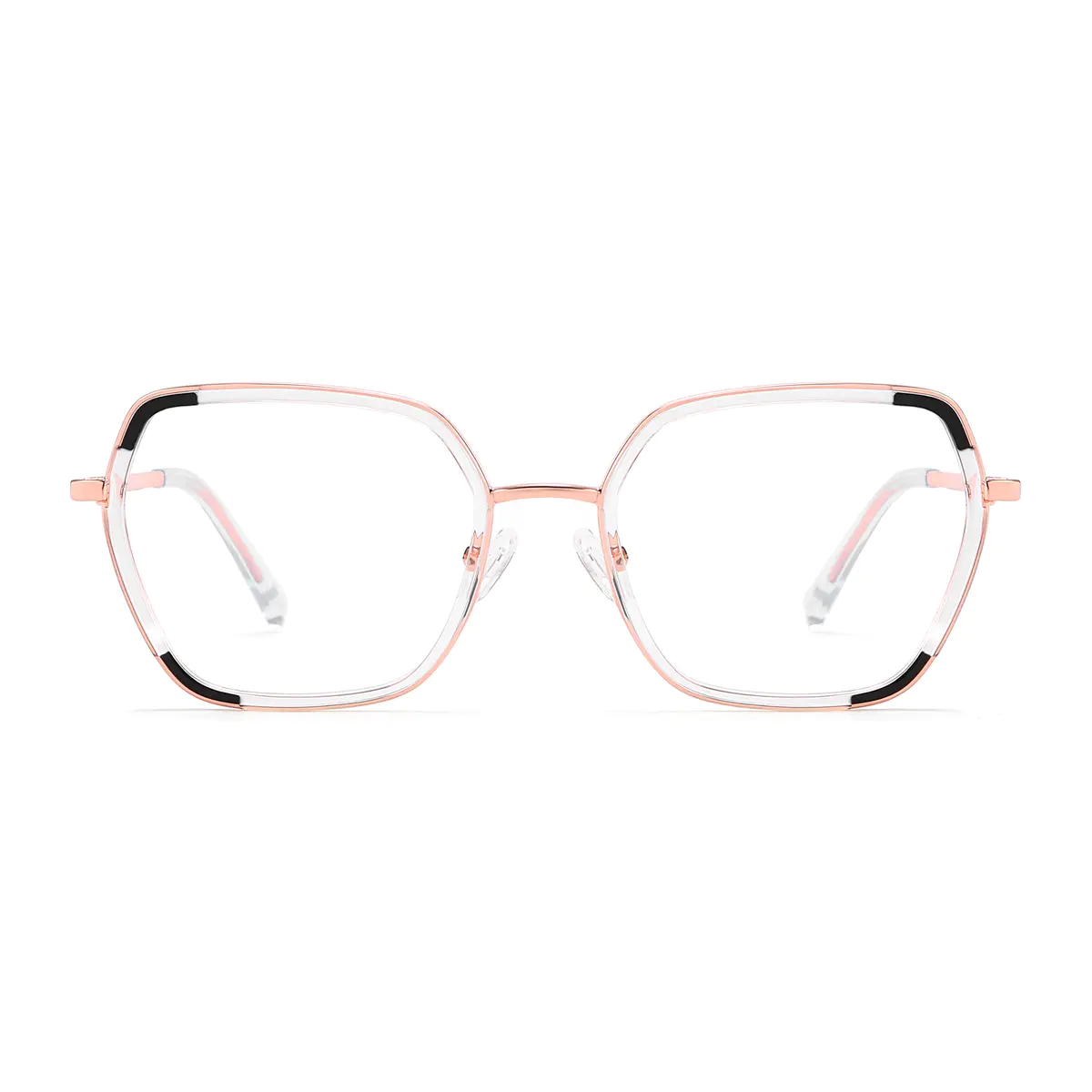 Geometric Clear Eyeglasses