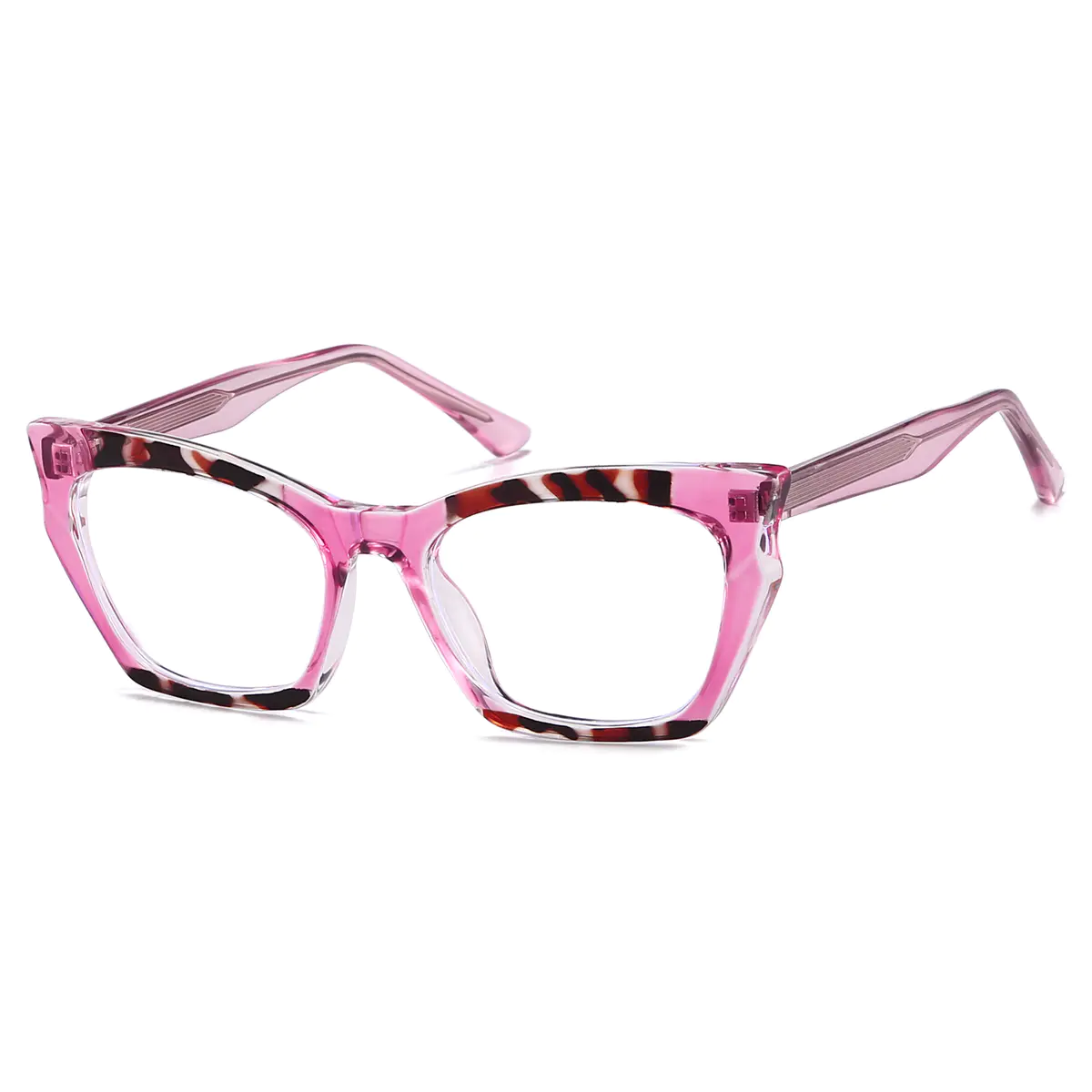 Cat-eye Pink Eyeglasses