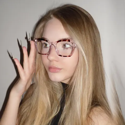 Cat-eye Clear Eyeglasses