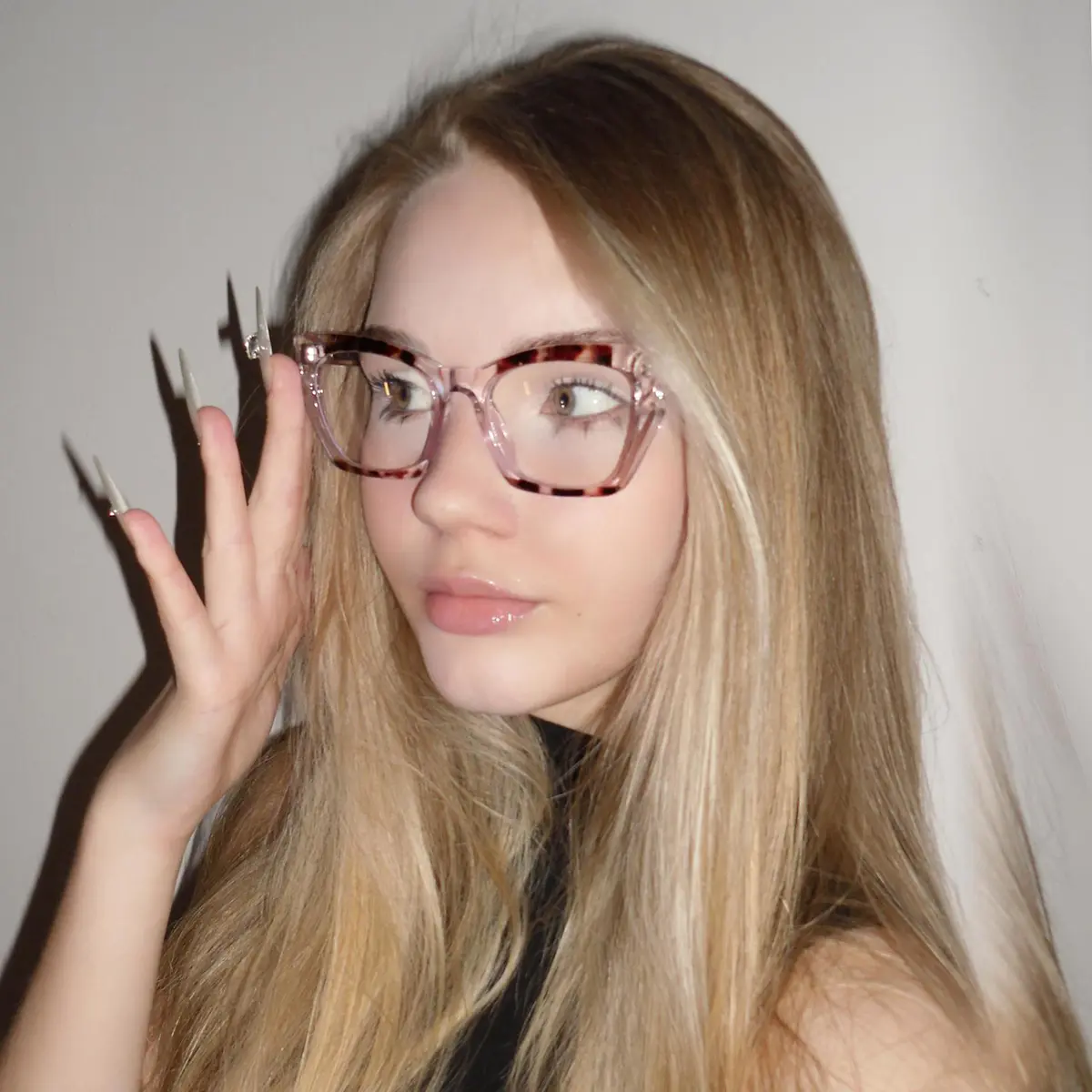 Cat-eye Clear Eyeglasses